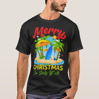 Jul i juli måndag, Handflatan Träd Julafton, Träd, T Shirt