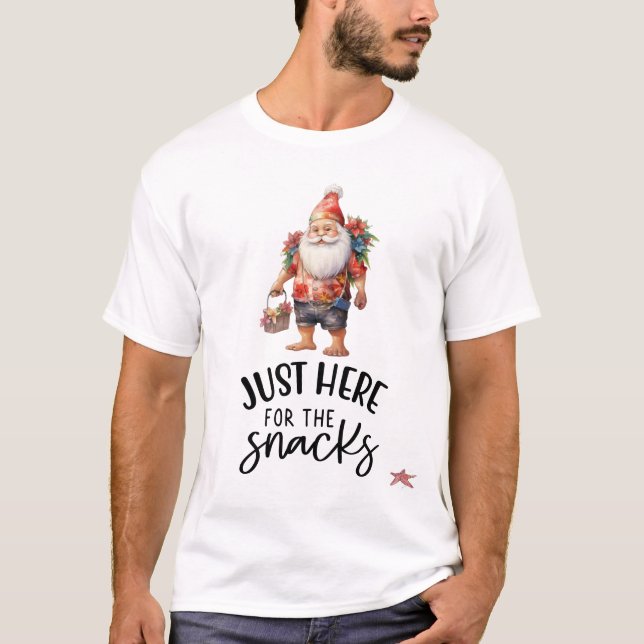 Jul i juli med JULTOMTEN Beachy T Shirt (Framsida)