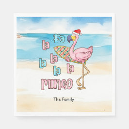 Jul i juli med JULTOMTEN Flamingo Pappersservett