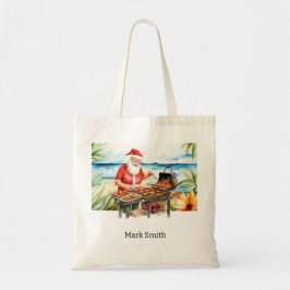 Jul i juli med Jultomten i Beach Tygkasse