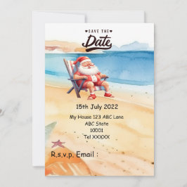 Jul i juli med JULTOMTEN Spara datumet Inbjudningar