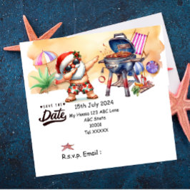 Jul i juli med JULTOMTEN Spara datumet Inbjudningar