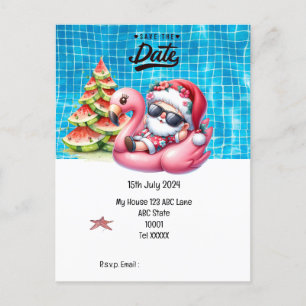 Jul i juli med JULTOMTEN Spara datumet Vykort