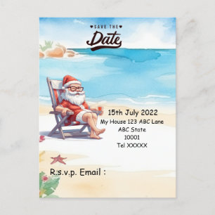 Jul i juli med JULTOMTEN Spara datumet Vykort