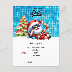 Jul i juli med JULTOMTEN Spara datumet Vykort