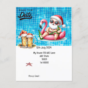 Jul i juli med JULTOMTEN Spara datumet Vykort