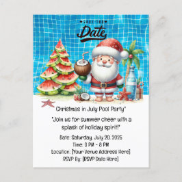 Jul i juli med JULTOMTEN Spara datumet Vykort