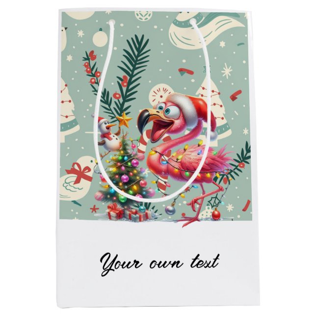 Jul i juli med Santa Flamingo Dancing (Framsidan)