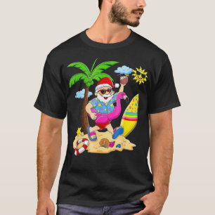 Jul i juli Party Hawaii Sommar-Surfan T Shirt