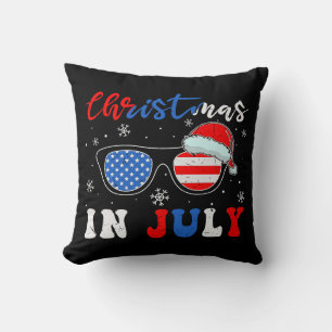 "Jul i juli" - Patriotiska solglasögon Kudde