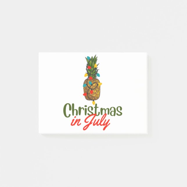 Jul i juli post-it block (Framsida)
