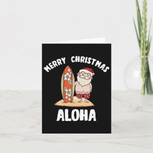 Jul i juli: Santa Aloha Hawaii Beach Sand Kort