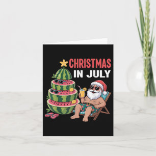 Jul i juli: Santa Beach Watermelon Kids Todd Kort