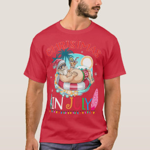 Jul i juli, Santa Hawaiian Simma, sommar T Shirt