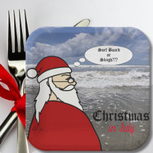 Jul i juli Santa Surfa
