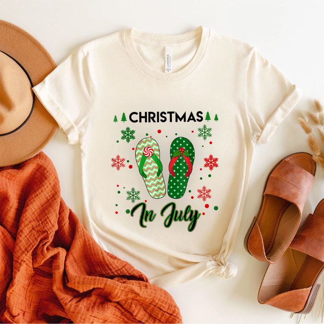 Jul i juli, Santa Surfa Hawaiian Manar, sommar T Shirt (Skapare uppladdad)