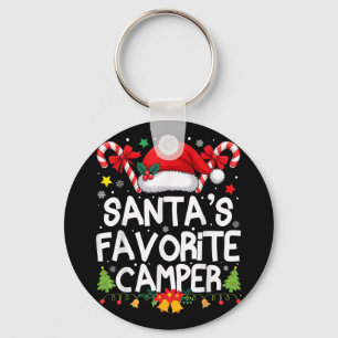 Jul i juli Santas Favorite Camper Camping L Nyckelring