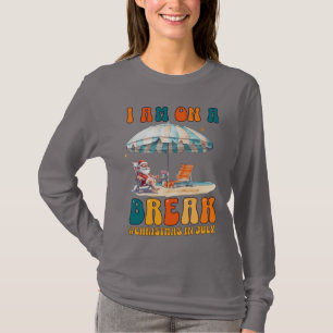 Jul i juli Shirt Funny Santa Summer Beach T