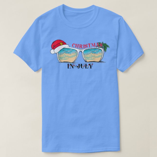 Jul i juli Sommaravacation Sunglass med T Shirt (Design framsida)