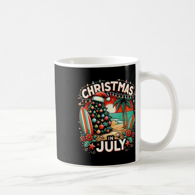 Jul i juli: Sommarbussvektorn i Julafton Kaffemugg (Höger)