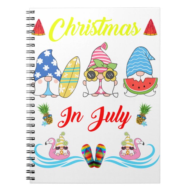 Jul i Juli Sommaren i juli Anteckningsbok (Framsidan)