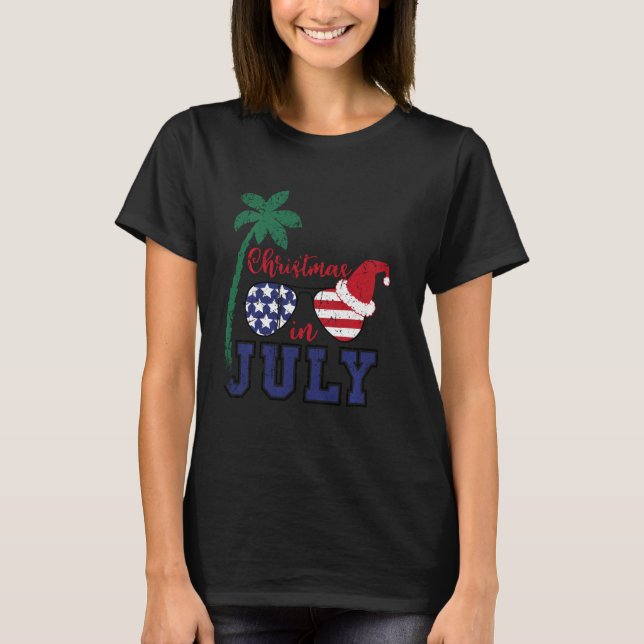 Jul i juli Sommaren T Shirt (Framsida)