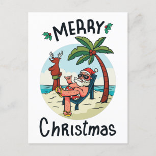 Jul i juli: Square Sticker Vykort