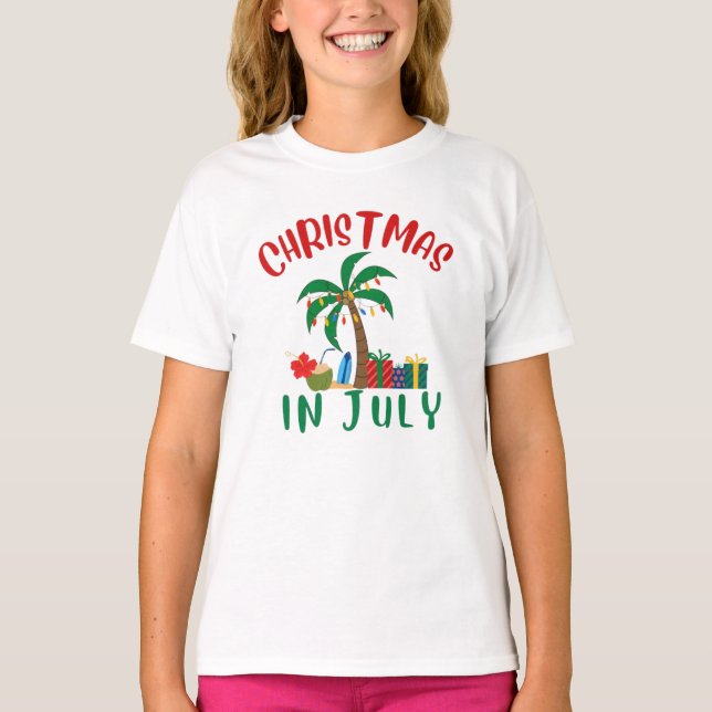 Jul i juli t shirt (Framsida)