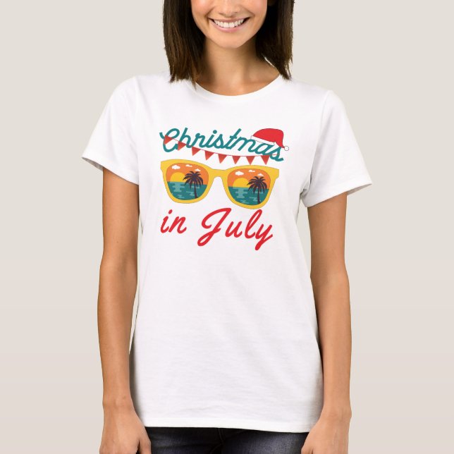 Jul i juli t shirt (Framsida)