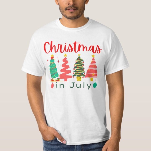 Jul i juli t shirt (Framsida)