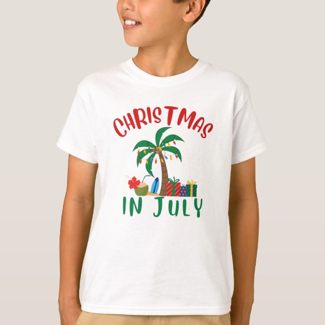 Jul i juli t shirt (Framsida)