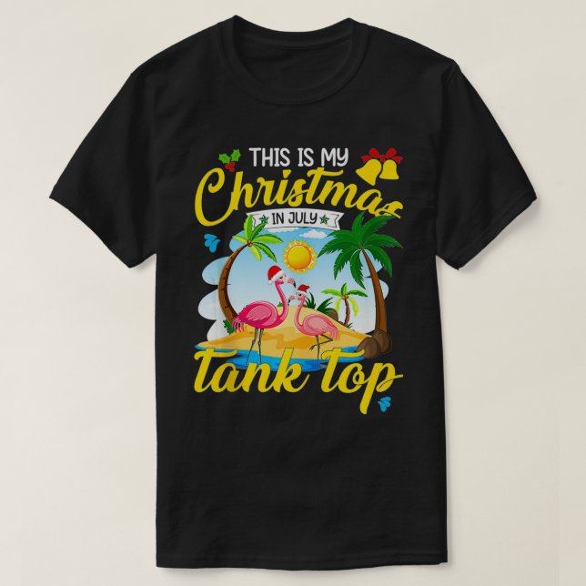 Jul i juli Tanktop: Lusse Beach Summer Chri T Shirt (Design framsida)