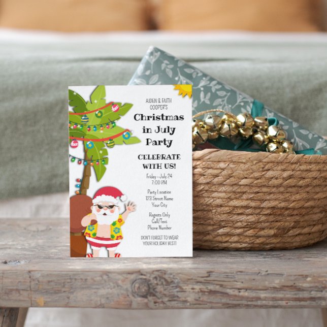 Jul i juli-tävlingen inbjudningar (Skapare uppladdad)
