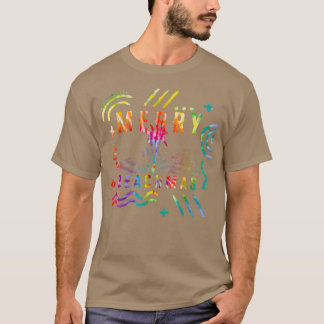 Jul i juli Tie Dye Merry BeachMas Sommar Va T Shirt