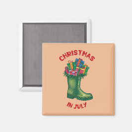 Jul i juli, Tomtens glädjestövel Magnet