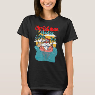 Jul i juli: Träden Beach-sommaren i Santa Handflat T Shirt