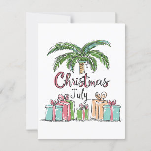 Jul i juli - Tropiska Helgdag Vykort