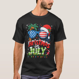 Jul i juli USA flagga Sommarbussen Hawaii San T Shirt