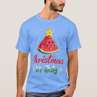 Jul i juli Vatermelon Julgran Summe T Shirt