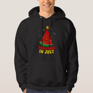 Jul i juli: Watermelon Träd Light Sommar Par Hoodie