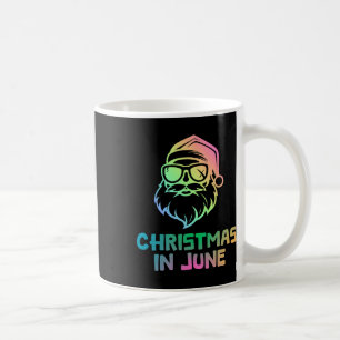 Jul i juni med Santa Funny-Helgdag Kaffemugg