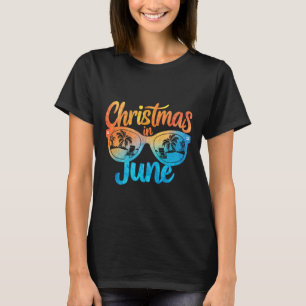 Jul i juni-solglasögon Roligt sommarlov T Shirt