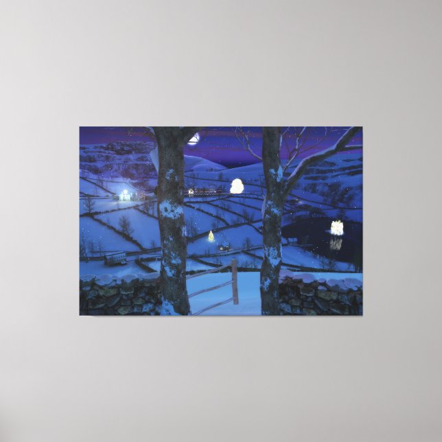 Jul i Kanvastrycket Glen Canvastryck (Framsida)