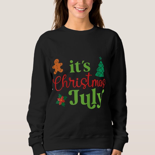 Jul i klänning Juli Ornaments Cookies Träd Bea T Shirt (Framsida)