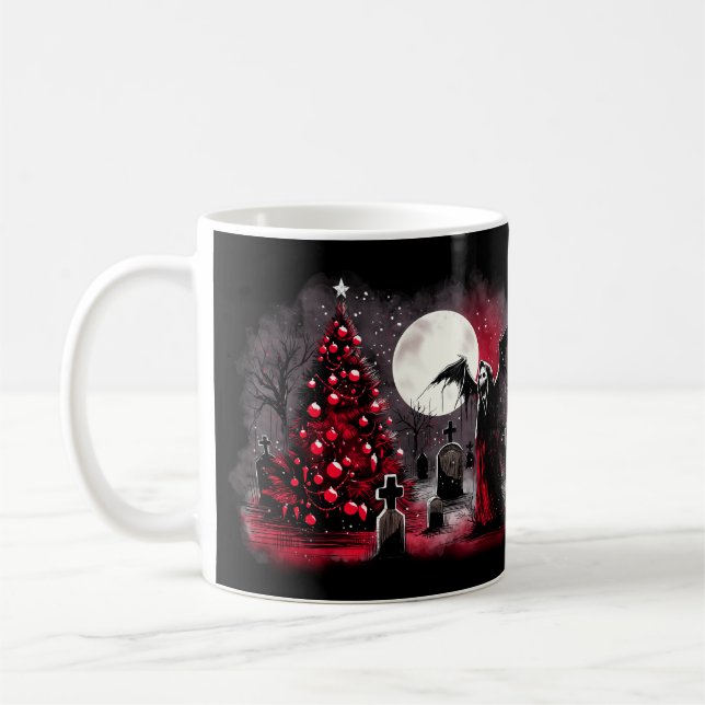 Jul i kyrkogården kaffemugg (Vänster)