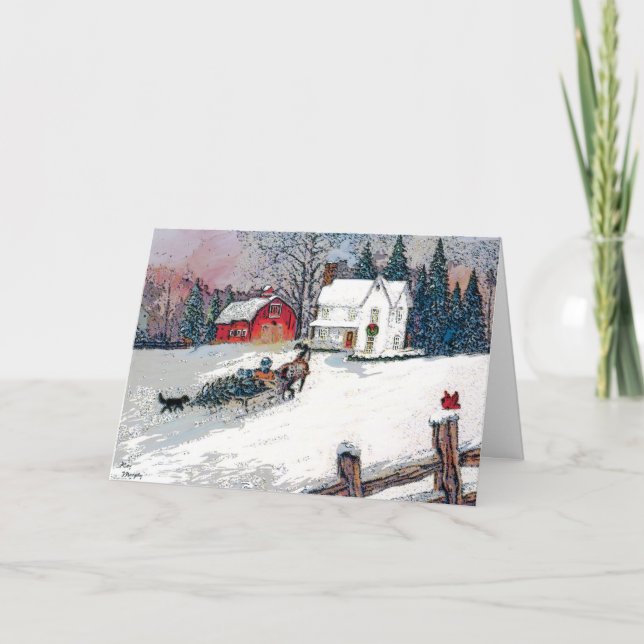 Jul i Land Helgkort (Framsida)