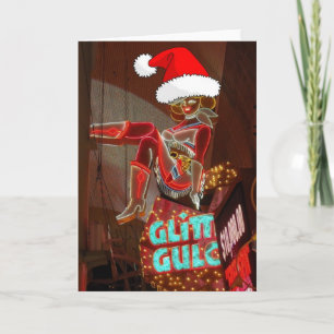 Jul i Las Vegas Glitter Gulch Helgkort