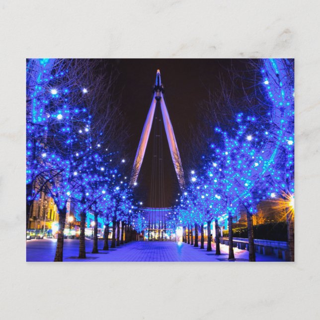 Jul i London Öga Helg Vykort (Framsida)