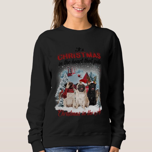 Jul i luft pug Classic T-Shirt 468 (Framsida)