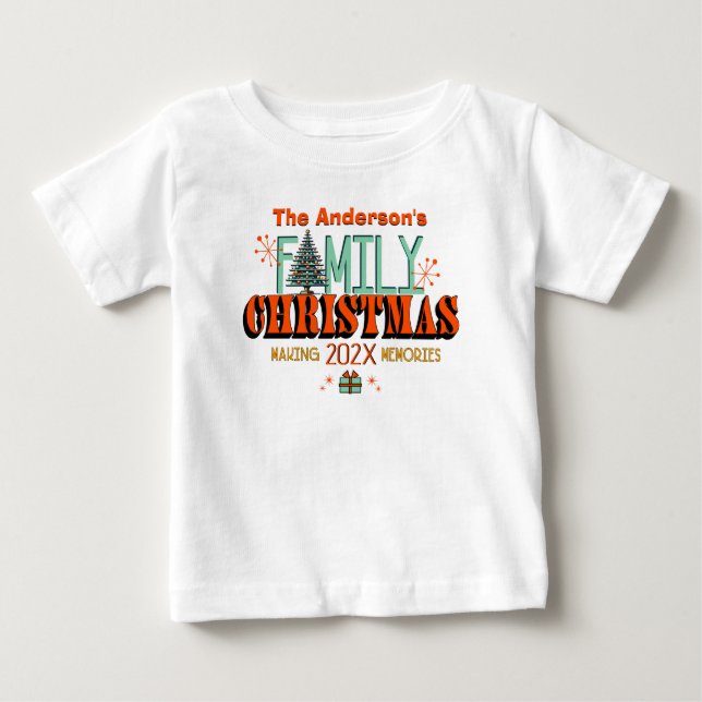 Jul i Mid Centres-familjen T Shirt (Framsida)